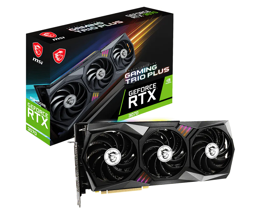 MSI GeForce RTX 3070 GAMING TRIO PLUS 8G LHR